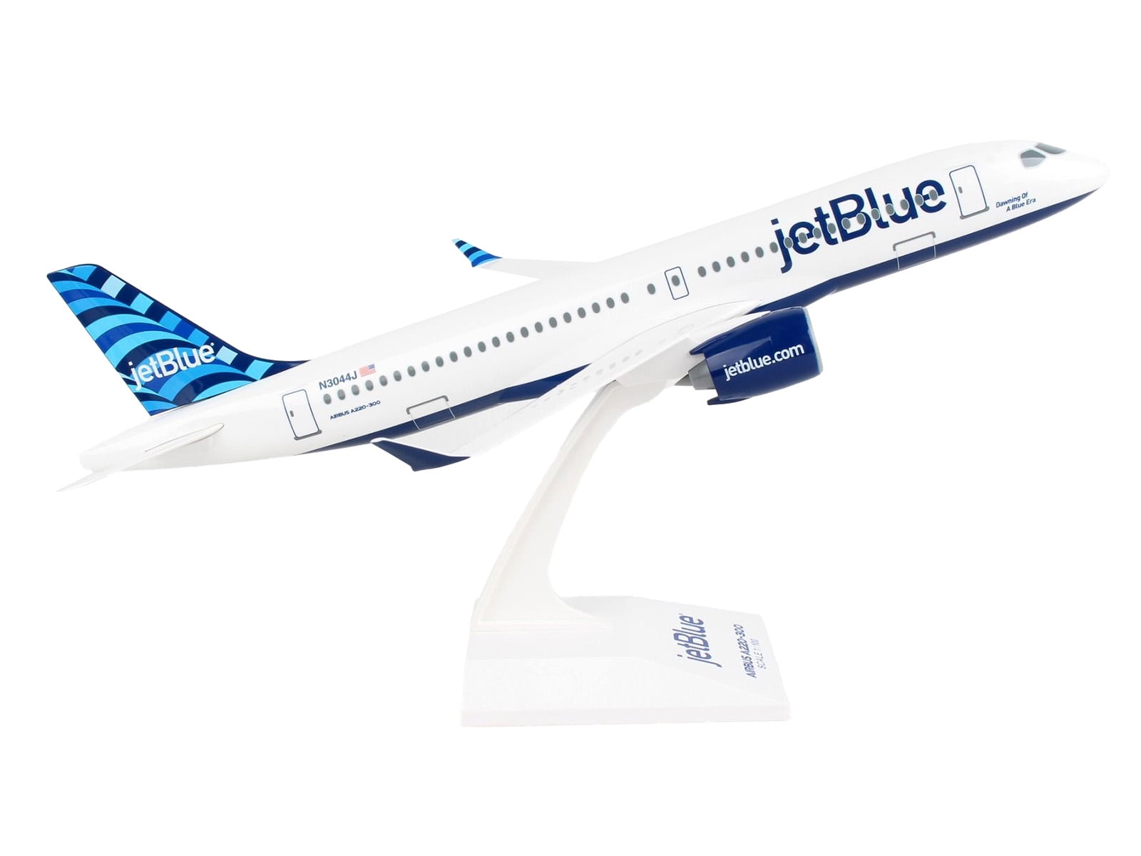 Airbus A220300 Commercial Aircraft with Landing Gear "JetBlue Airways