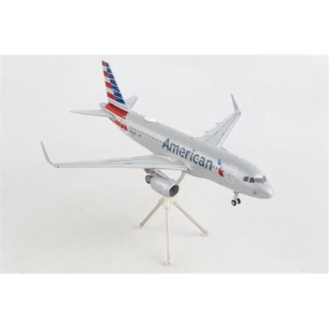 Airbus A319 Commercial Aircraft American Airlines Silver Gemini 200 Series 1/200 Diecast Model Airplane by GeminiJets