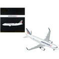 thumbnail image 1 of Airbus A320 Commercial Aircraft "Air France" White w/Tail Stripes "Gemini 200" Series 1/200 Diecast Model Airplane by GeminiJets, 1 of 3