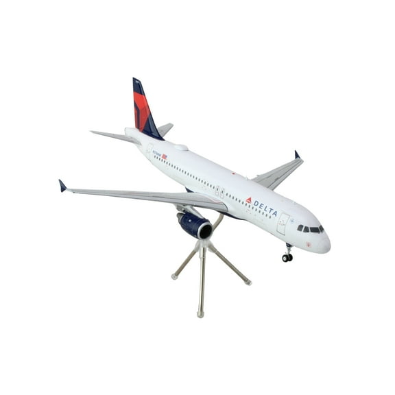 Airbus A320 Commercial Aircraft Delta Air Lines White w/Red & Blue Tail "Gemini 200" 1/200 Diecast Model Airplane by GeminiJets