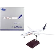 Airbus A330-300 Commercial Aircraft Lufthansa - Diversity Wins White with Blue Tail Gemini 200 Series 1/200 Diecast Model Airplane by GeminiJets