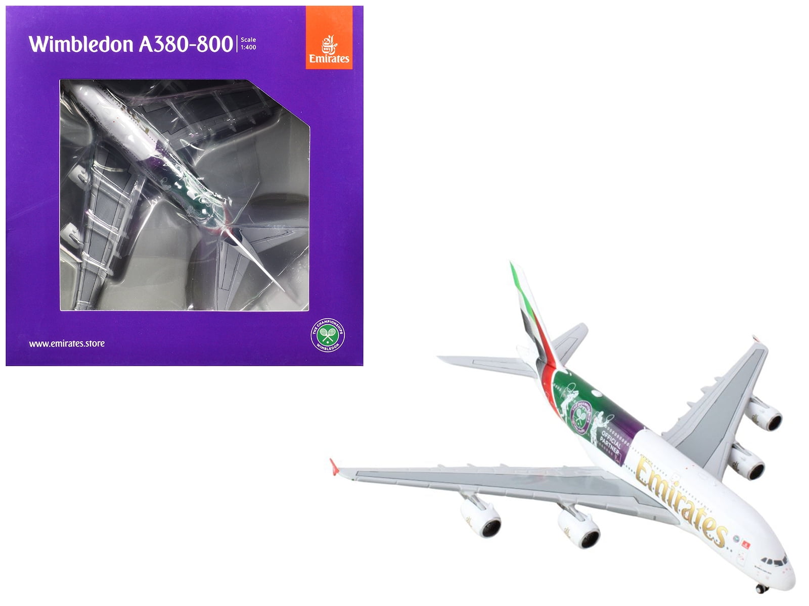 確認用エミレーツ航空 Aviation 1:400 A380 A6-EOE