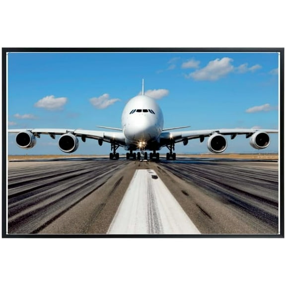 Airbus A380 Poster | Large Airline Aviation Wall Art | Airplane Photography & Artwork Print | Gifts for Pilots & Aviation Enthusiasts