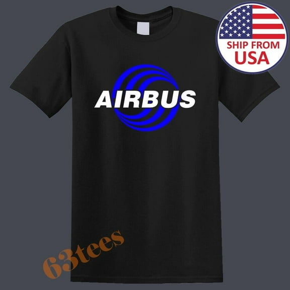 Airbus Aircraft Company Men's Black Size S to 3XL