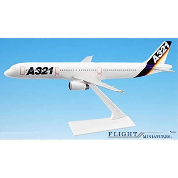 Airbus Demo 87-05 A321-200 Airplane Miniature Model Plastic Snap Fit 1:200 Part AAB-32100H-001