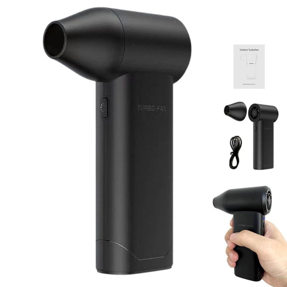 Aircaddy * Blower,Aircaddy Cordless Mini * Blower,130000RPM Super Power Cordless Duster,Portable High Power * Fan Handheld,3-Gear Adjustable Mini B-lower,for * Shoes,Patios,Car