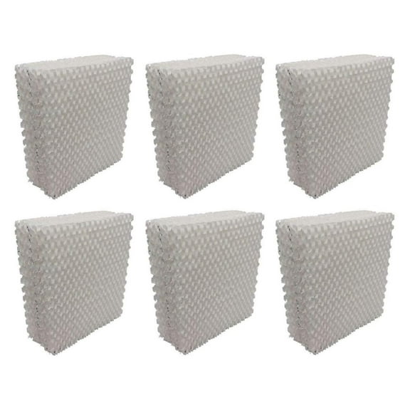 Aircare 1043 Super Wick Humidifier Replacement Filters (6-Pack) - Compatible with Bemis 1043 Models, 12-Inch Evaporative Wicks for Optimal Moisture Output