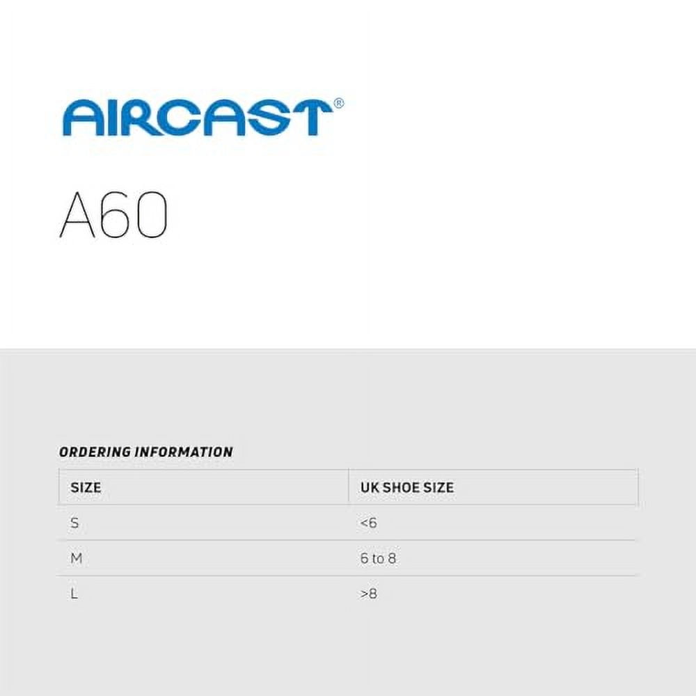 Aircast 02TSR A60 Stabiliser Ankle Brace, Right, Small
