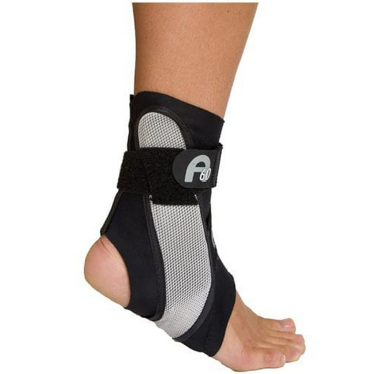 Aircast A60 Ankle Support Brace, Right Foot, Black, Small (Shoe