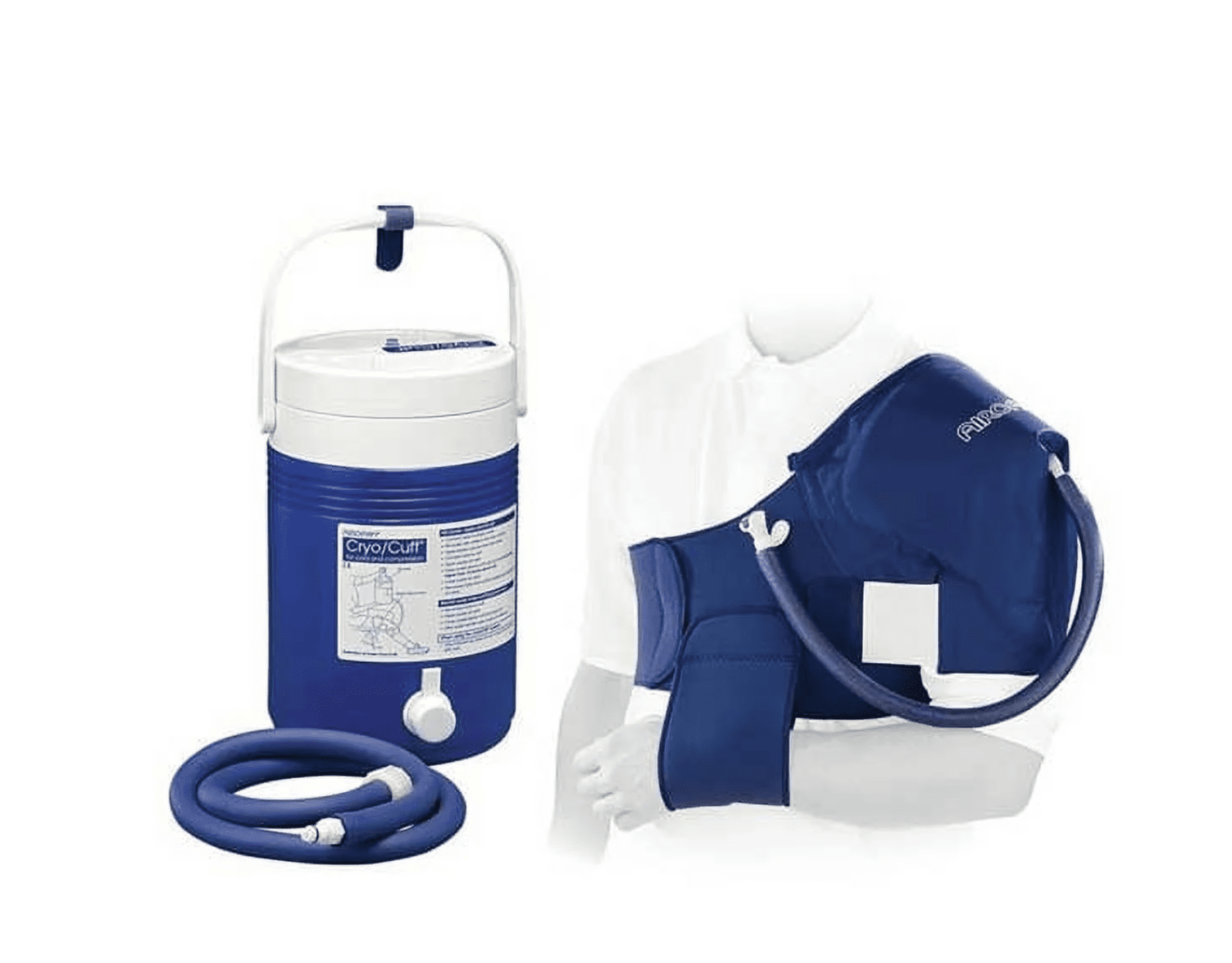 Aircast Comfort Cool Shoulder Ankle Compression Cryo Cuff Replacement ...