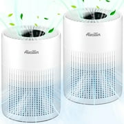 Aircillin AP070A Air Purifier 2-Pack for Room up to 765 Sq Ft with HEPA Filter, White