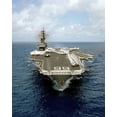 thumbnail image 1 of Aircraft Carrier U.S.S. America CV66 at Sea - 24x36 Inch Glossy Laminated Poster - Stunning Detail and Bold Colors, 1 of 4