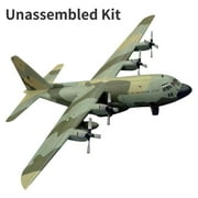 Aircraft Collection Model DIY Unassembled Kit 150 USAF C-130 Hercules Transport Aircraft Model for DIY Collectors