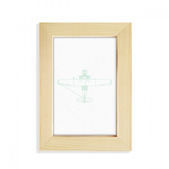 Aircraft Lyrics Technology Desktop Display Photo Frame Picture Art Painting 5x7 inch