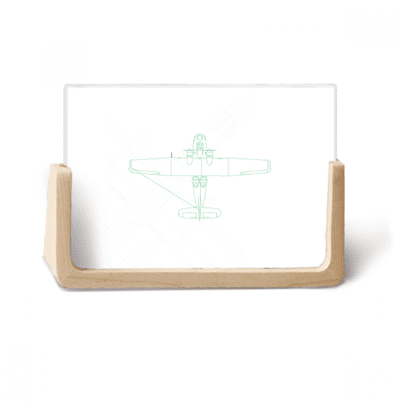 Aircraft Lyrics Technology Photo Wooden Photo Frame Tabletop Display