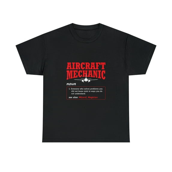 Aircraft Mechanic Definition Airplane Pilot T-Shirt