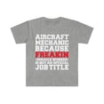 thumbnail image 1 of Aircraft Mechanic Miracle Worker not a job title Unisex T-shirt S-3XL, 1 of 2