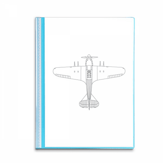 Aircraft Military Technology Book Sheet Protectors Portfolio Binder Folder