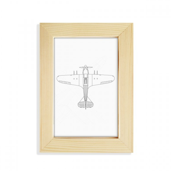 Aircraft Military Technology Desktop Display Photo Frame Picture Art Painting 5x7 inch