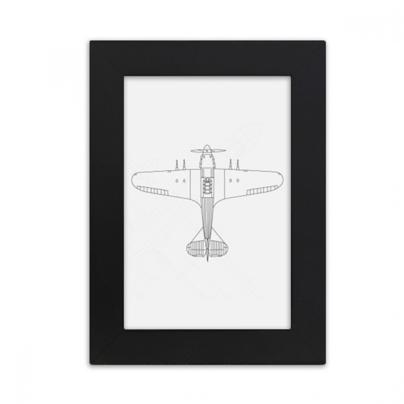 Aircraft Military Technology Desktop Photo Frame Picture Display Art Painting Exhibit