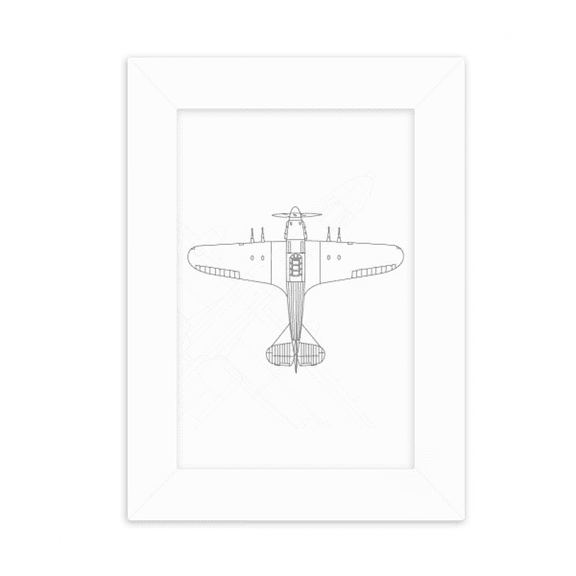 Aircraft Military Technology Desktop Photo Frame Picture Display Decoration Art Painting