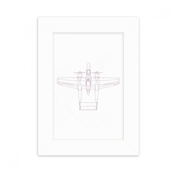Aircraft Military Technology Desktop Photo Frame Picture Display Decoration Art Painting