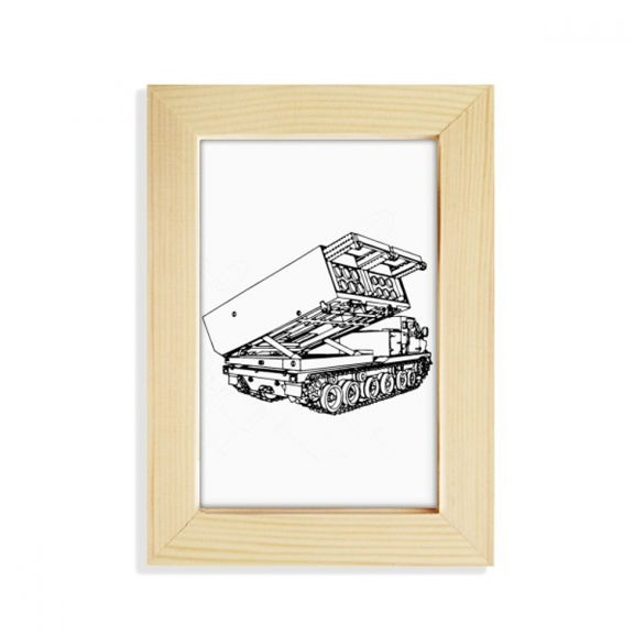 Aircraft Missile Technology Desktop Display Photo Frame Picture Art Painting 5x7 inch