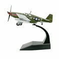 thumbnail image 1 of Aircraft Model 1:72 Scale US P51 Mustang Fighter Model Gift for Military Aviation Enthusiasts, 1 of 9