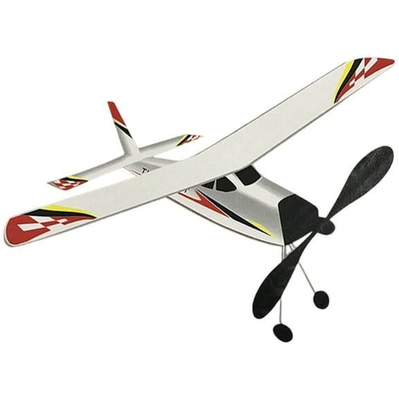 Aircraft Model Building Set Random Color STEM Puzzle Safe Plastic Construction Toy for Kids Ages 3+