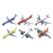 Aircraft Plane Playset 6-Pack, Durable Alloy Model Planes for , Glider Airplanes for Boys, Perfect Aviation Gift for Collectors