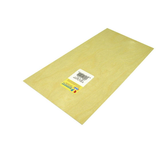Aircraft Plywood: 1/32 x 6 x 12 inches