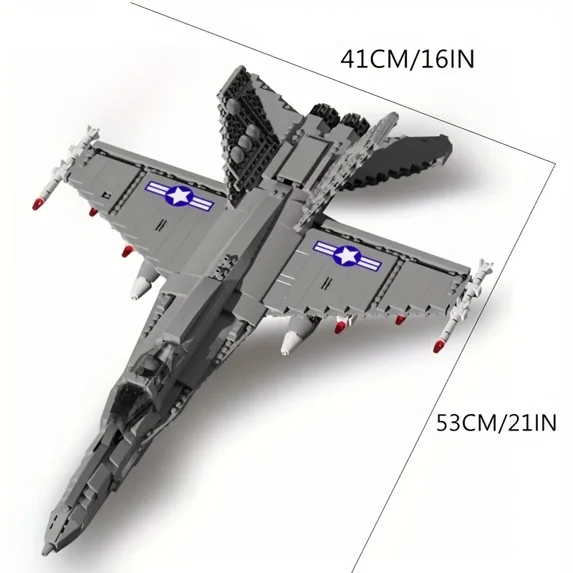 Aircraft Series F22 Fighter Building Blocks Model Famous WWII Military ...