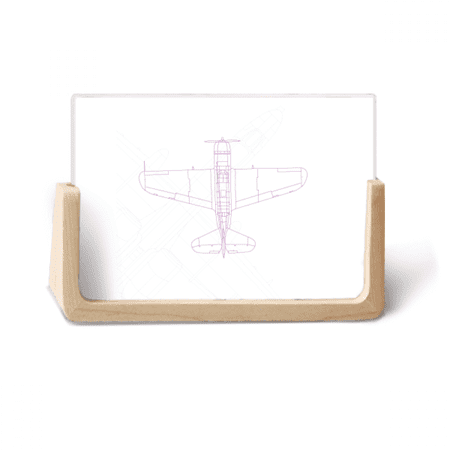 Aircraft Structure Equipment Photo Wooden Photo Frame Tabletop Display