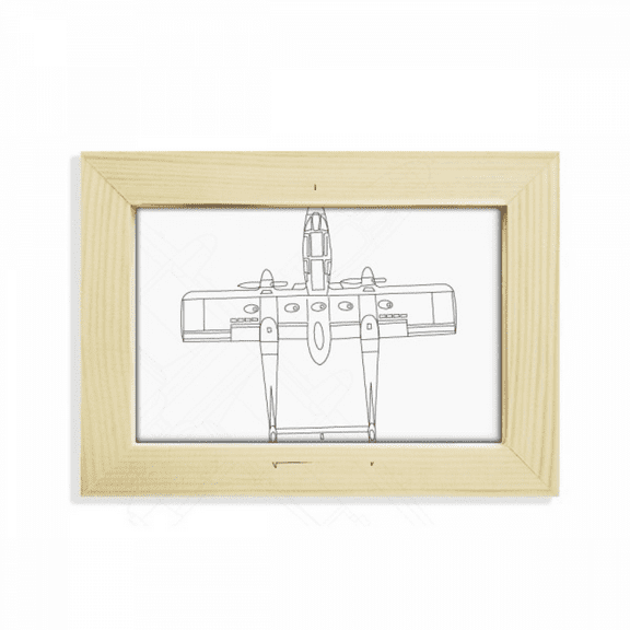 Aircraft Technology Army Desktop Decorate Photo Frame Picture Art Painting 5x7 inch