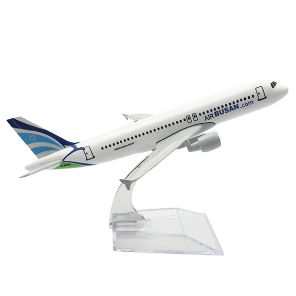 Aircraft Toy Model 1/400 A320 Air BUSAN Model for Aviation Collectors Gift Enthusiasts