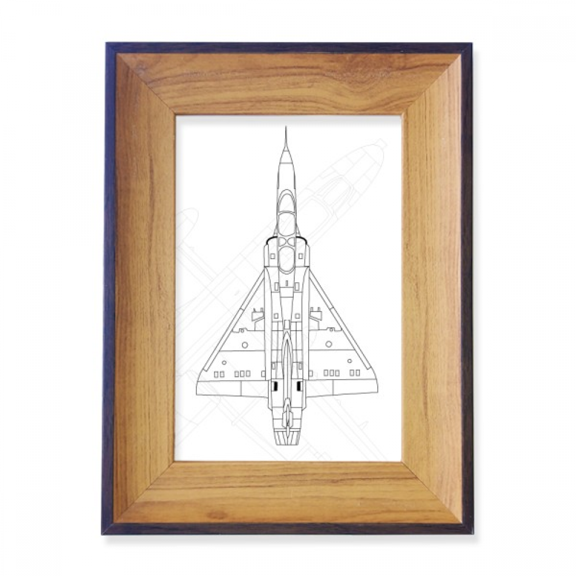 Aircraft Weapons Equipment Photo Frame Exhibition Display Art Desktop Painting
