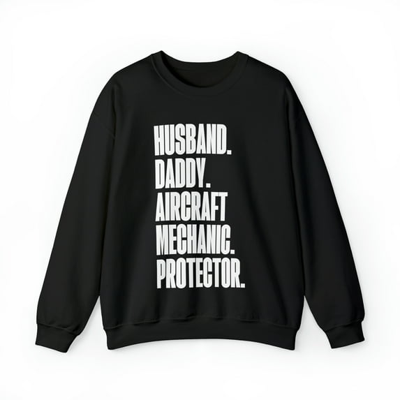 Aircraft mechanic Dad Fathers Day Birthday Sweatshirt, Gifts, Crewneck