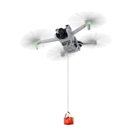 Airdrop Device for DJI Mini 3 and Mini 3 Pro Drone Accessories Payload Delivery Transport Device Fishing Drone, Drop Fishing Line, Wedding Scene, Search&Rescue