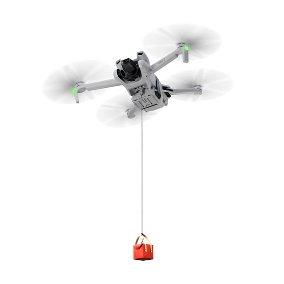 Airdrop Release Device for DJI Mini 3/Mini 3 Pro Drone Ultra Long Range Payload Drop Accessory with Rechargeable Battery