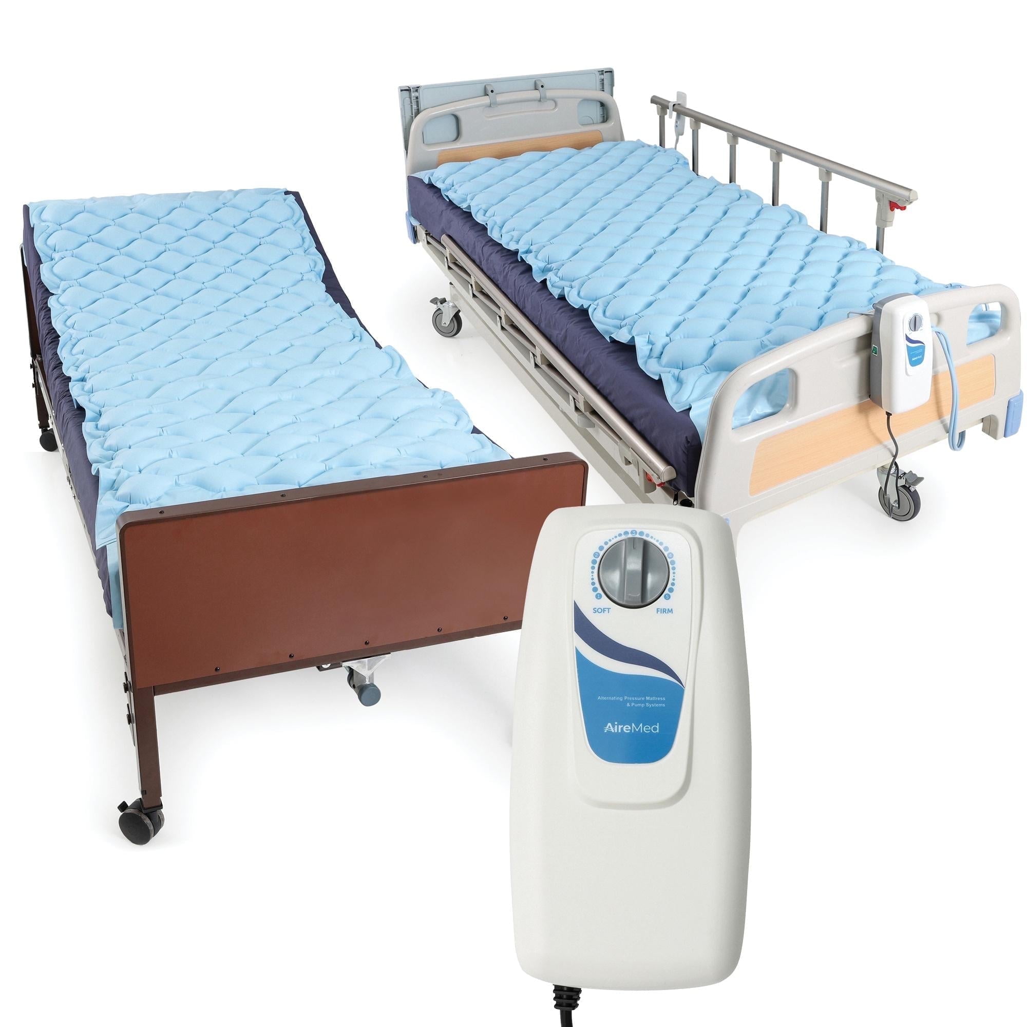 AireMed Alternating Pressure 8" Ultra Quiet Air Bed with Electric Pump, Hospital