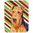 thumbnail image 1 of Airedale Candy Cane Holiday Christmas Glass Cutting Board - Large, 1 of 1