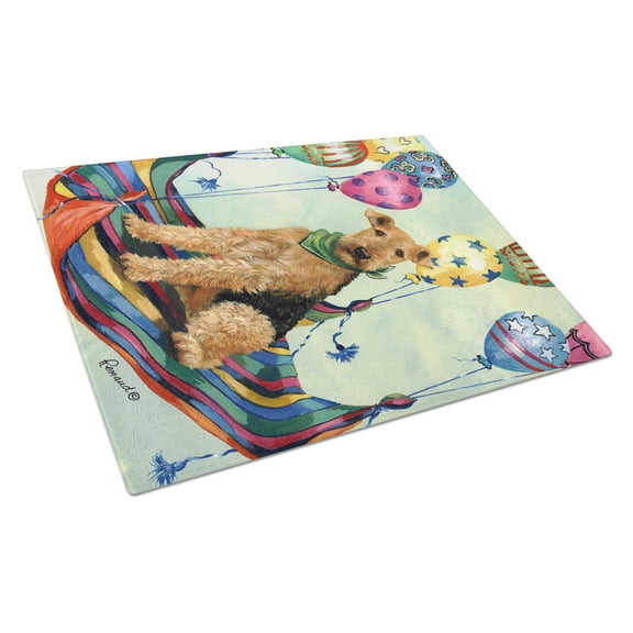 Airedale High Flyer Glass Cutting Board Large PPP3008LCB