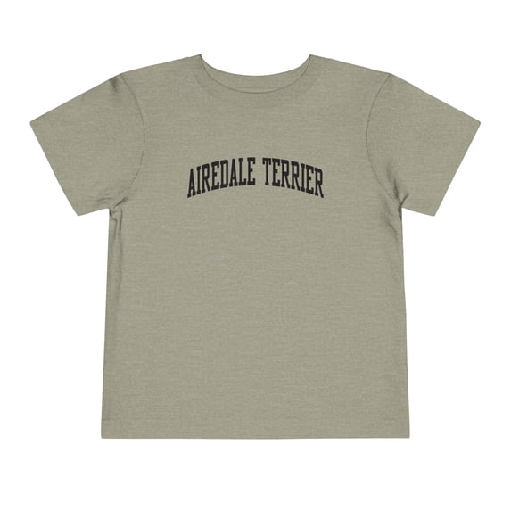 Airedale Terrier Dog Mom Dad Toddler Shirt Gifts Boy Girl Size 2T-5T