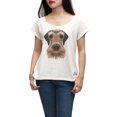 thumbnail image 1 of Airedale Terrier Dog Portrait Printed 100% Cotton T-shirt Tee WTS_01 2XL, 1 of 1