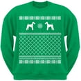thumbnail image 1 of Airedale Terrier Green Adult Ugly Christmas Sweater Crew Neck Sweatshirt, 1 of 1