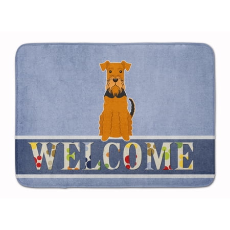 Airedale Welcome Machine Washable Memory Foam Mat