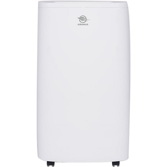 Airemax 115V 15,000 BTU ASHRAE (10,000 BTU DOE) Portable Air Conditioner with Remote Control | 24H Timer | Dehumidifier | Wheels | LED | AC for Living Room, Basement, Rooms up to 600 Sq.Ft