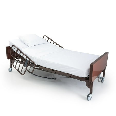 Airemed Bariatric 3-Piece Hospital Bed Sheet Set 200 Thread Count, 42 x 80 – Cotton-Poly Blend