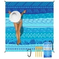 thumbnail image 1 of Airensky 79" x 82" Lightweight Beach Blanket, 1 of 11