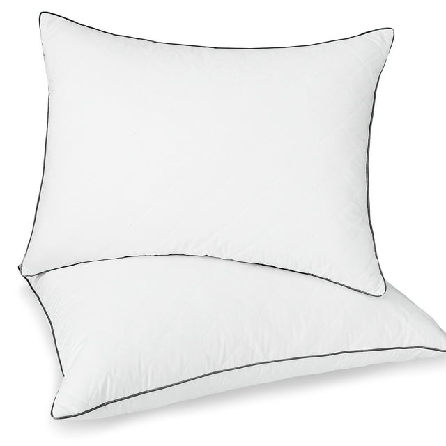 Airensky King Size Goose Down Pillows, 15 Down 85 Feather, 100 Cotton, Soft Bed Filled, 2